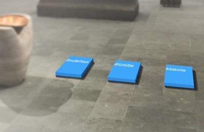 Das Wortmuseum präsentiert Begriffe aus der Diakonie.